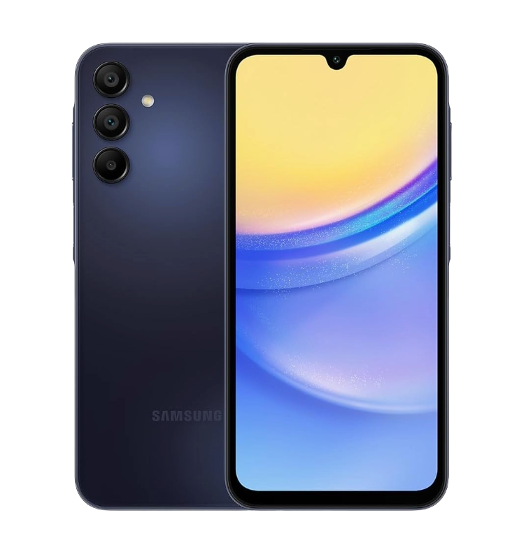 Samsung Galaxy A15 5G — 64GB. Smooth 5G performance,